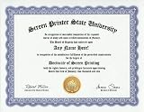 51NivyMmLTL. SL160  custom printing apparel|Screen Printer Screen Printing Degree: Custom Gag Diploma Doctorate Certificate (Funny Customized Joke Gift   Novelty Item) Reviews