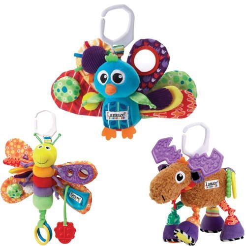 graco baby einstein exersaucer Lamaze Jacques the Peacock Plus