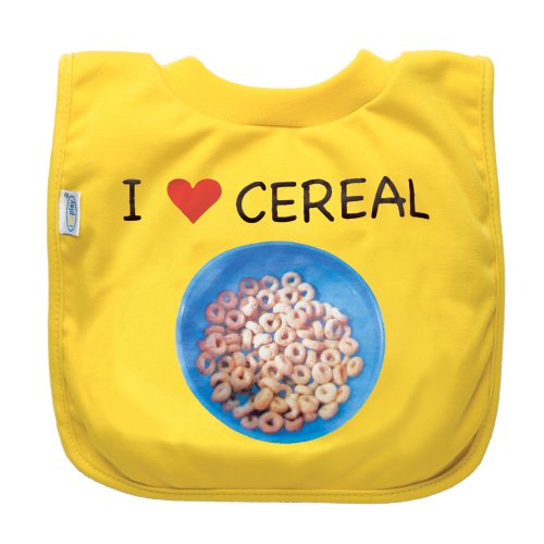 Green Sprouts Eco-friendly  Favorite Food Bib, Yellow Cereal