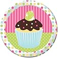 Creative Converting Sweet Treats Round Dinner Plates, 8 Count