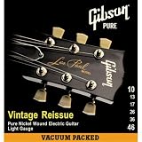 Gibson Vintage Reissue Electric Guitar Strings, Ultra Light 9-42