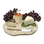 RSVP FCB Fossil Marble Cheese Board w/knife