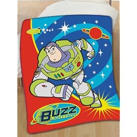 Disney Pixar Toy Story Buzz Lightyear Fleece Blanket