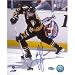 Autographed Ron Francis Photograph - Penguins Passing off the Boards 8x10