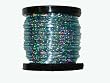 50 yd Fluorescent Light Blue w/ Silver Holographic CraftLace Spool