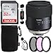 Tamron AFF013C-700 SP 45mm F/1.8 Di VC USD (Model F013) For Canon, Sandisk Ultra SDHC 32GB, XIT 67mm Filter Kit, Ritz Gear Lens Pouch and Accessory Bundle