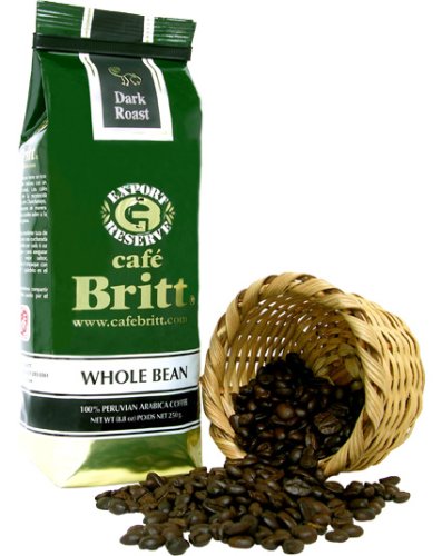 Peru Dark Roast Whole Bean Gourmet Coffee