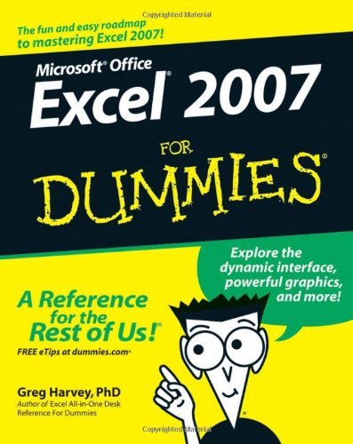 Excel 2007 For Dummies by Harvey, Greg [For Dummies,2006] (Paperback)