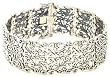 Sterling Silver Oxidized Bracelet, 7.25"