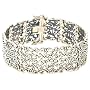 Sterling Silver Oxidized Bracelet, 7.25"