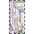 Streetwise Manhattan Bus Subway: Bus and Subway Map of Manhattan, New York