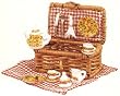 Reutter Porcelain Dollhouse Miniature Tea Time Picnic Set