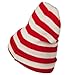 Red White Wide Stripe Cuff Beanie - Red White W29S23F