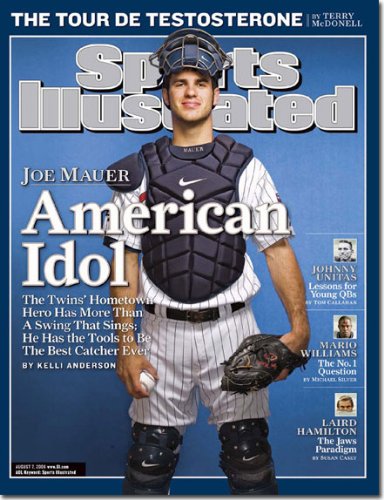Joe Mauer Minnesota Twins (Sports Illstrated Magazine - August 2006)