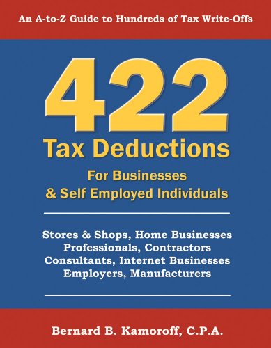 422 tax deductions for businesses and self employed individuals 9th edition