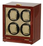 Four Watch Winder Burl Wood wLCD Dispaly on sale