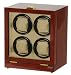 Quad Automatic Watch Winder with LCD Control Display