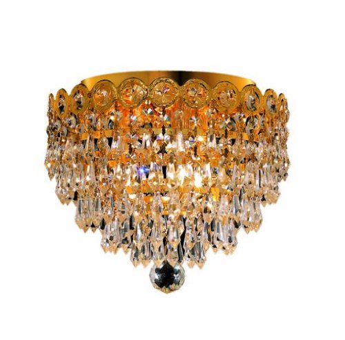 Elegant Lighting 1902F10G/RC Century 9 Inch High 3 Light Flush Mount, Gold Finish with Crystal (Clear) Royal Cut RC Crystal Reviews 51Nj7XuviML Elegant Lighting 1902F10G/RC Century 9 Inch High 3 Light Flush Mount, Gold Finish with Crystal (Clear) Royal Cut RC Crystal Reviews