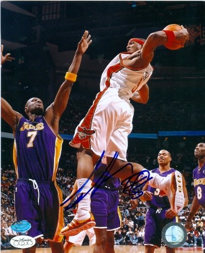 Josh Smith Autographed/Hand Signed 8x10 Photo (Atlanta Hawks) JSA Image #2