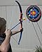 Toy Bow and Arrow Archery Set with Target and 3 Suction Cup Arrows