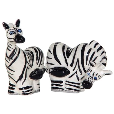Westland Giftware Ark Safari Zebras Salt and Pepper Shaker Set