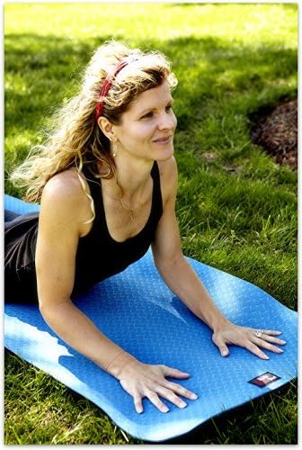 Hunki Dori Yoga Mat with Bag - eco-friendly, thick, long mat and cotton/jute bag pocket shoulder strap