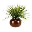 Faux Grass in Bowl - Green