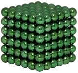 Magnicube Magnet Balls Green Edition 216 Piece Magnetic Puzzle (Tin Gift Set)