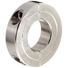 Climax Metal Two-Piece Clamping Shaft Collar, Stainless Steel 303