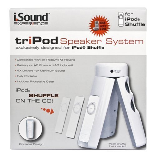 i.Sound iPod Tripod Shuffle (White)