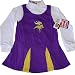 Minnesota Vikings NFL Long Sleeve Cheerleader Dress 16 XL