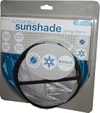 Automobile Sunshade Standard Size Blue Color Spring Shade with Bonus Side Shade
