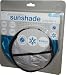 Automobile Sunshade Standard Size Blue Color Spring Shade with Bonus Side Shade