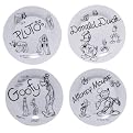 Disney Sketch Book Salad Plate Set of 4 - Assorted