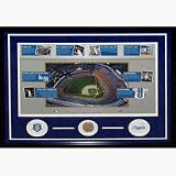 Los Angeles Dodgers Timeline Commemorating the 50th Anniversary Framed 20 x 24 Collage with Game