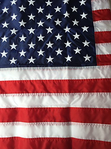 Flags Poles And More 5'x9.5' Best Nylon US Flag Made in USA 5ftx9.5ft American Flag