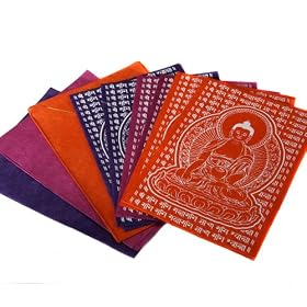 Handmade Buddha Note Cards