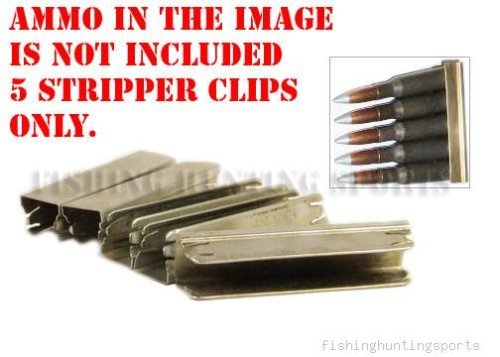 cheap Mosin Nagant M44 M91/30 5 per pouch Stripper clip