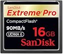 SanDisk 16GB Extreme Pro CF memory card - UDMA 90MB/s 600x (SDCFXP-016G-P91, Retail Package)