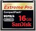 SanDisk 16GB Extreme Pro CF memory card - UDMA 90MB/s 600x (SDCFXP-016G-P91, Retail Package)