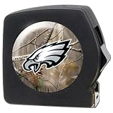 Philadelphia Eagles NFL Open Field 25 foot Tape Measure (Crimson)