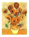 Posters: Vincent Van Gogh Poster Art Print - Sunflowers (20 x 16 inches)