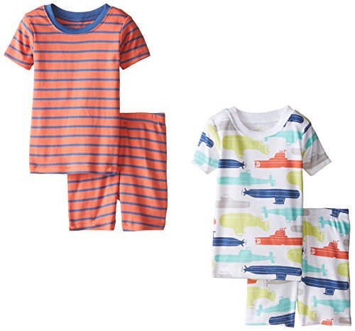 Carter's Baby Boys' 4 Piece Short PJ Set (Baby) Submarine