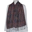Mens Neck Scarf Accessory Jacquard Design Wool Muffler 12 x 60 inches