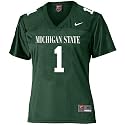 Nike Michigan State Spartans #1 Green Ladies Replica Football Jersey