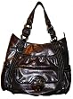 Kathy Van Zeeland Purse Handbag Lock Ups Tote Black