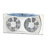 Holmes Pollen Catcher Window Fan with Electronic Thermostat