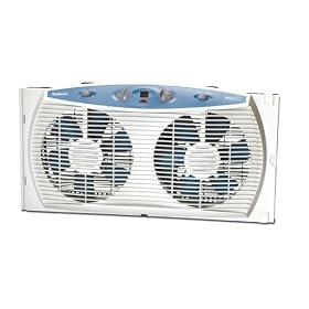 Holmes Pollen Catcher Window Fan with Electronic Thermostat