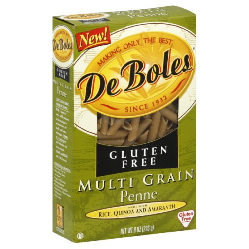 DeBoles Pasta Multigrain Gluten Free Penne, 8-Ounce (Pack of 6)