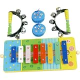 Circus Time Xylophone Castanet Sleigh Bell Music Set